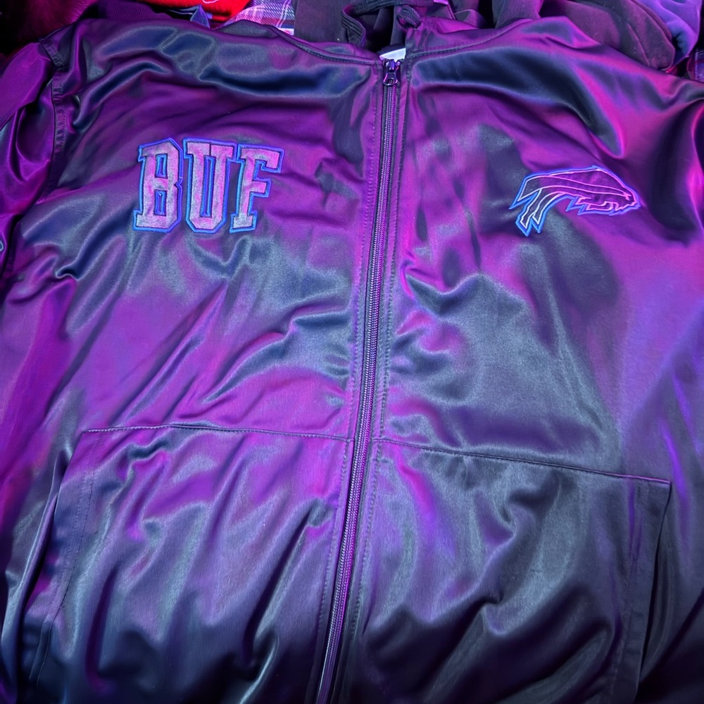 Buffalo Bills zip hoodie black 3xl